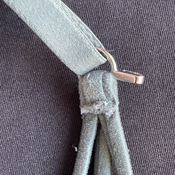 Aerie Sunnie Demi Push Up Bra 34C Green Lace Adjustable Underwire Floral - Picture 6 of 11